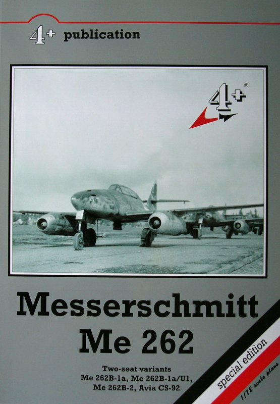 Publ. Me 262B (incl. 1/72 plans)