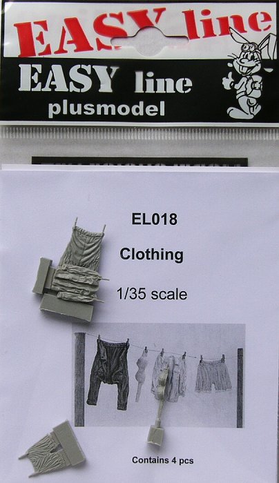 1/35 Clothing (4 pcs.) EASY LINE