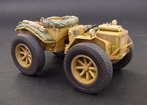1/35 Pavesi P4 with tyres (complete resin kit)