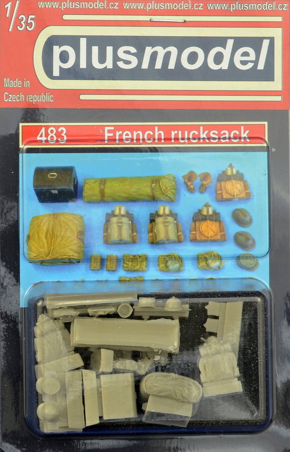 1/35 French rucksack (resin set)