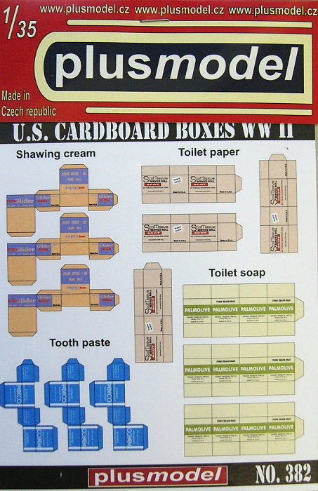 1/35 U.S. Cardboard Boxes WWII Part 2