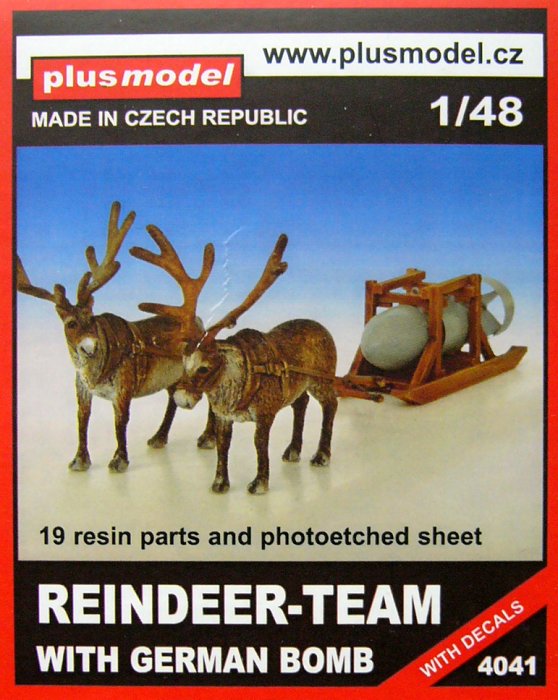 1/48 Reindeers with German bomb