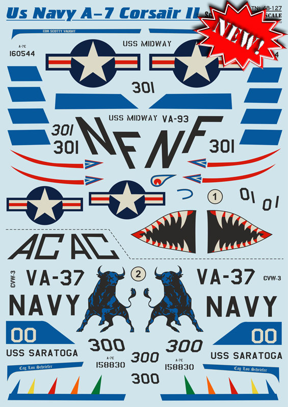 1/48 A-7 Corsair II US Navy (incl.stencils) Part 2