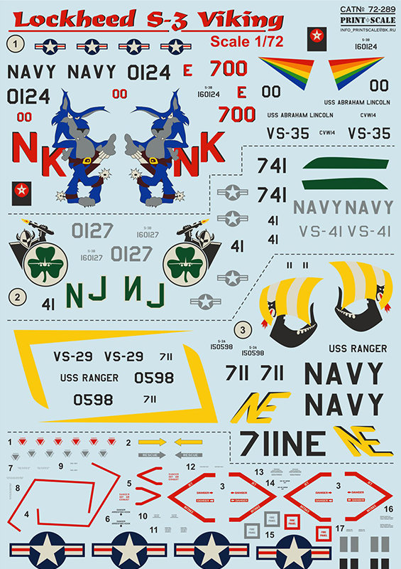 MODELIMEX Online Shop | 1/72 Lockheed S-3 Viking (wet decals