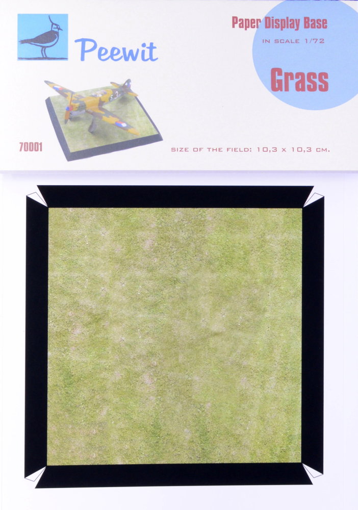 1/72 Paper Display Base - GRASS