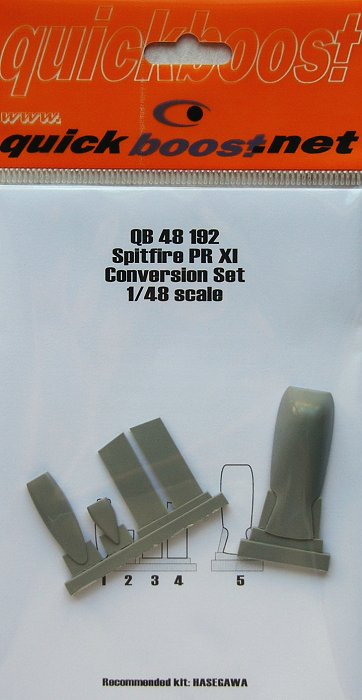 XI Conversion Set for Hasegawa kit # 48192 Quickboost 1/48 Spitfire PR 