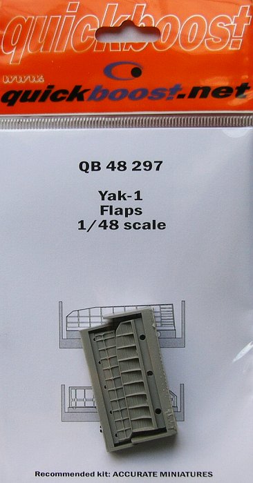 1/48 Yak-1 flaps  (ACCUR)