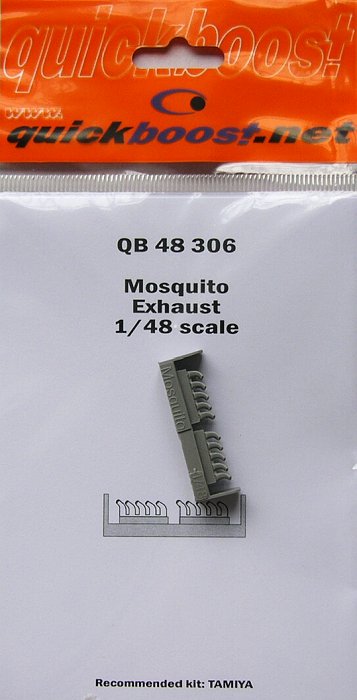 1/48 Mosquito exhaust  (TAM)