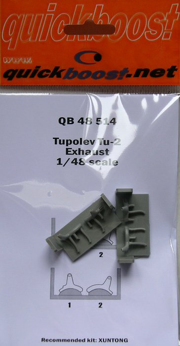 1/48 Tupolev Tu-2 exhaust (XUNTONG)