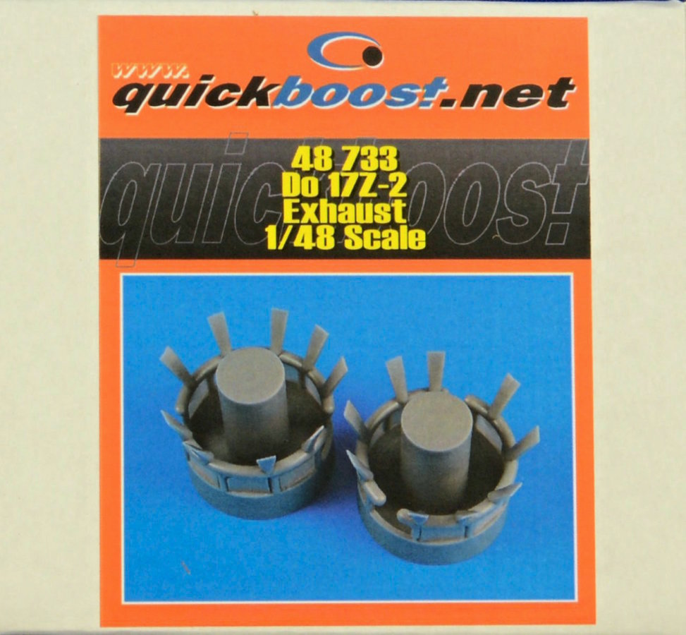 1/48 Dornier Do 17Z-2 exhaust - type B (ICM)