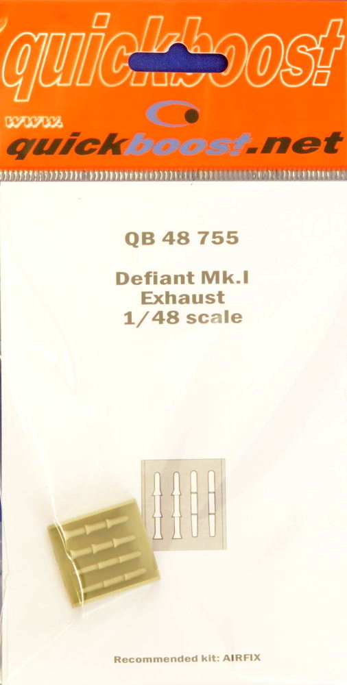 1/48 Defiant Mk.I exhaust (AIRFIX)