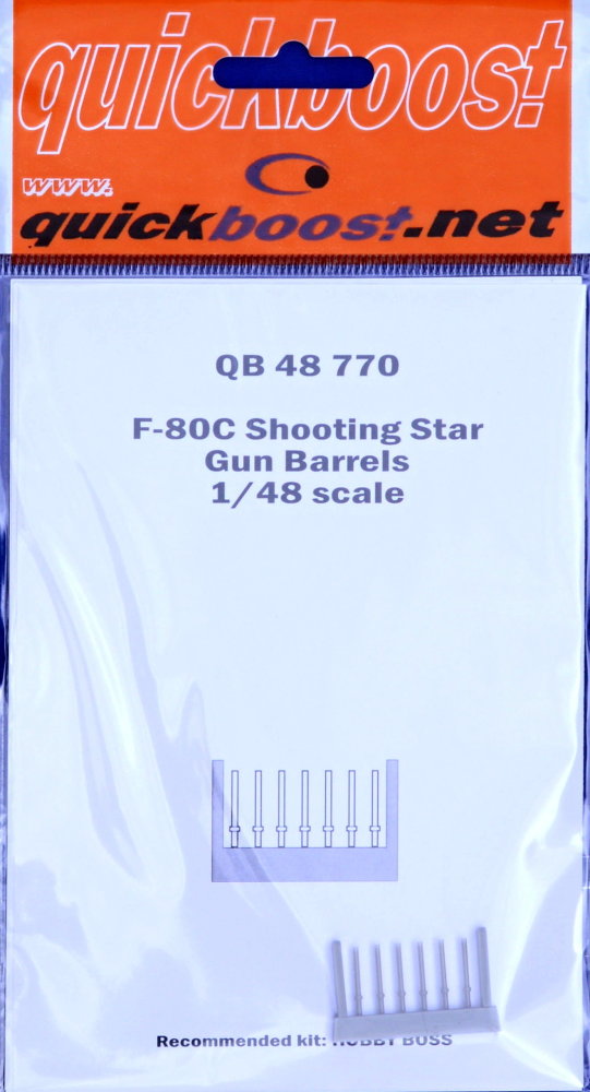 1/48 F80C Shooting Star gun barrels (HOBBYB)