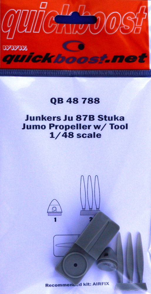 1/48 Ju 87B Stuka Jumo propeller w/tool (AIRF)