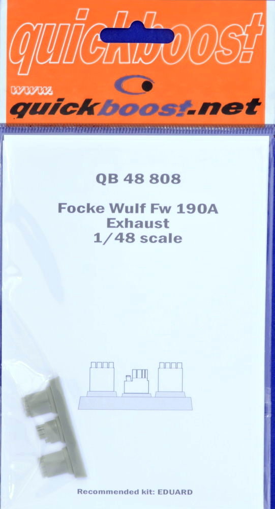 1/48 Fw 190A exhaust (EDU)