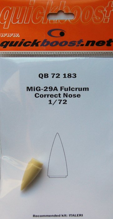 1/72 MiG-29A fulcrum correct nose  (ITAL)