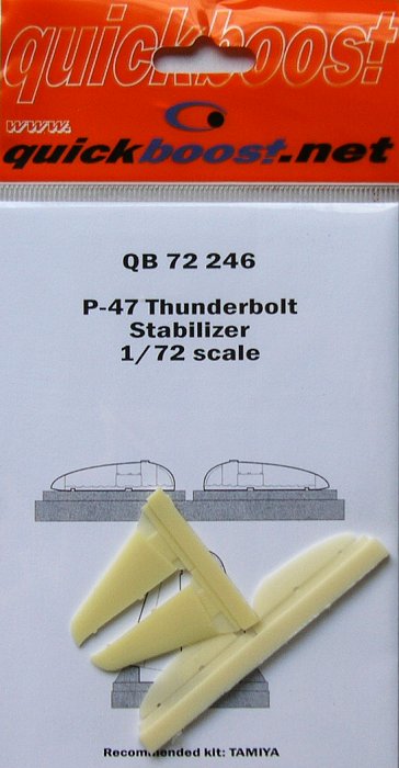 1/72 P-47 Thunderbolt stabilizer  (TAM)