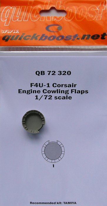 1/72 F4U-1 Corsair engine cowling flaps  (TAM)