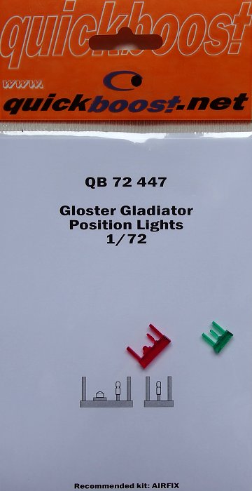 1/72 Gloster Gladiator position lights (AIRFIX)