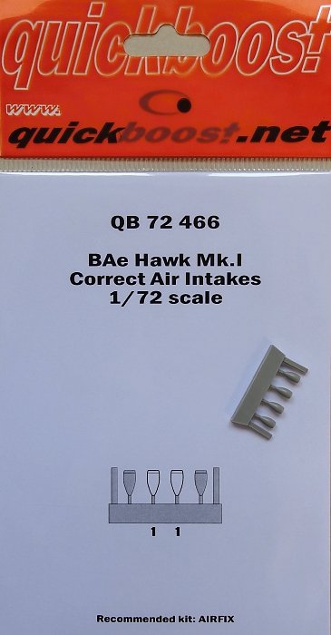 1/72 BAe Hawk Mk.I correct air intakes (AIRF)
