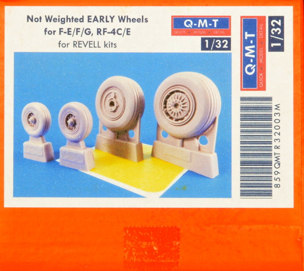 1/32 Not Weighted wheels F4-E/F/G, RF-4C/E early
