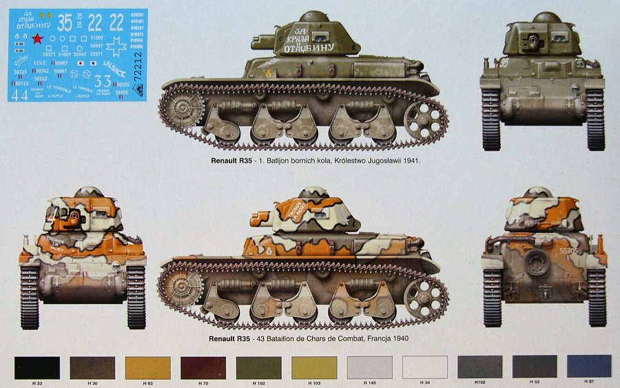 MODELIMEX Online Shop | 1/72 Renault R35 Early (Poland - 1939) | your ...