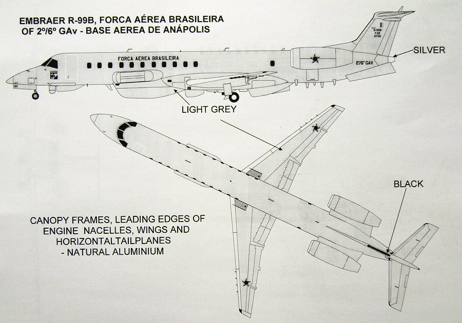 MODELIMEX Online Shop | 1/72 Embraer R-99B/EMB-145RS (Brasil) | your ...
