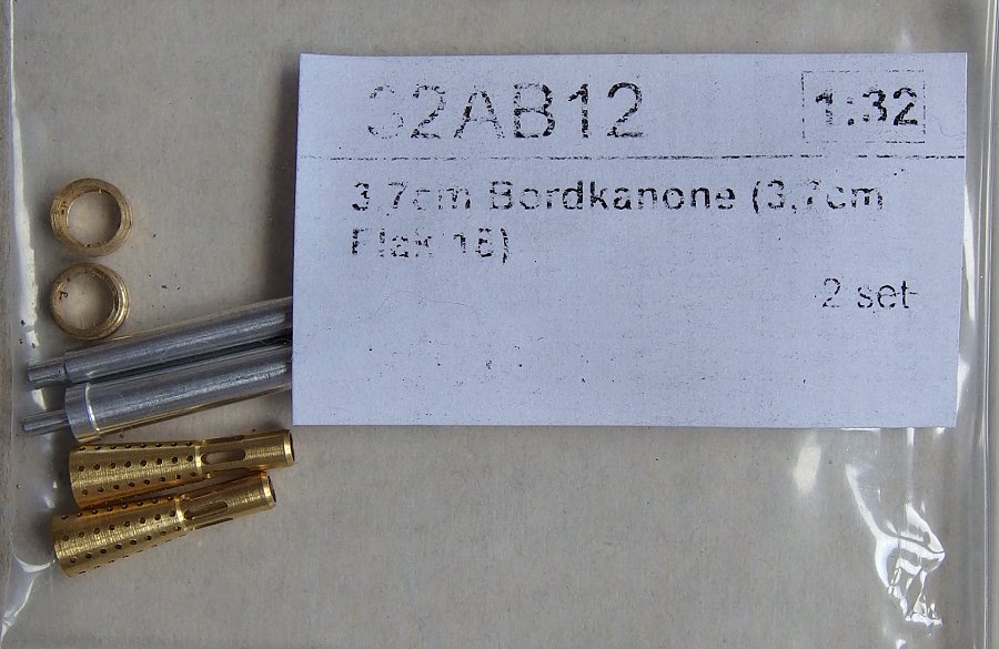 BORDKANONE BK 3,7 37mm FLAK 18 BARRILES (TO Ju-87 G/Ju-88