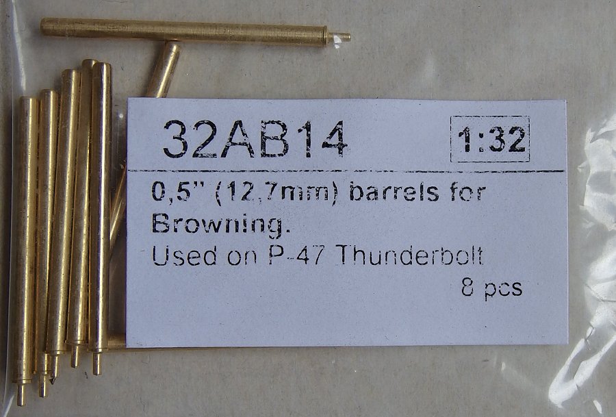 Barrels for Browning 8 pcs 1//32 RB Model 32AB14 0,5/" 12,7mm