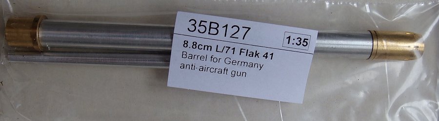 1/35 scale Germany 8.8cm L/71 Flak 41 metal Barrel for anti-aircraft gun 8.8cm