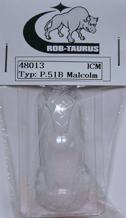 1/48 Vacu Canopy P-51 B Malcolm (ICM)