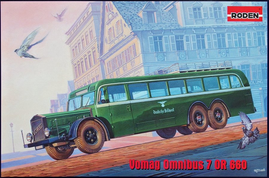 1/72 VOMAG 7 OR 660 German heavy 3-axle omnibus