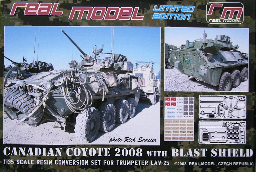 1/35 Canadian Coyote 2008 w/ Blast Shield Conv.Set