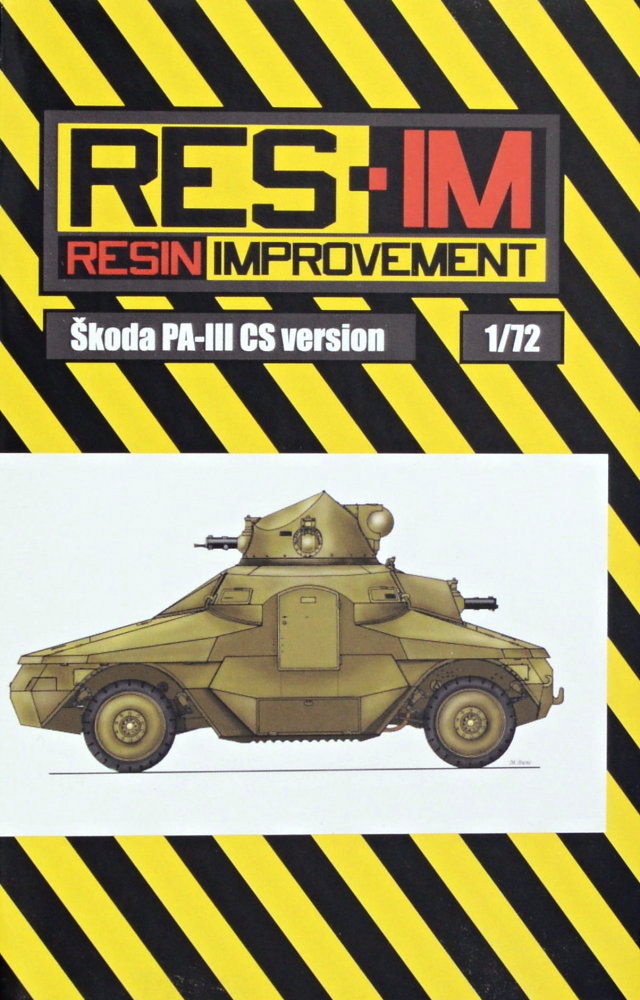 1/72 Skoda PA-III CS version (resin kit)