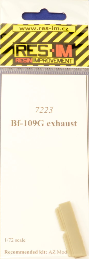 1/72 Bf-109G exhaust (AZ)
