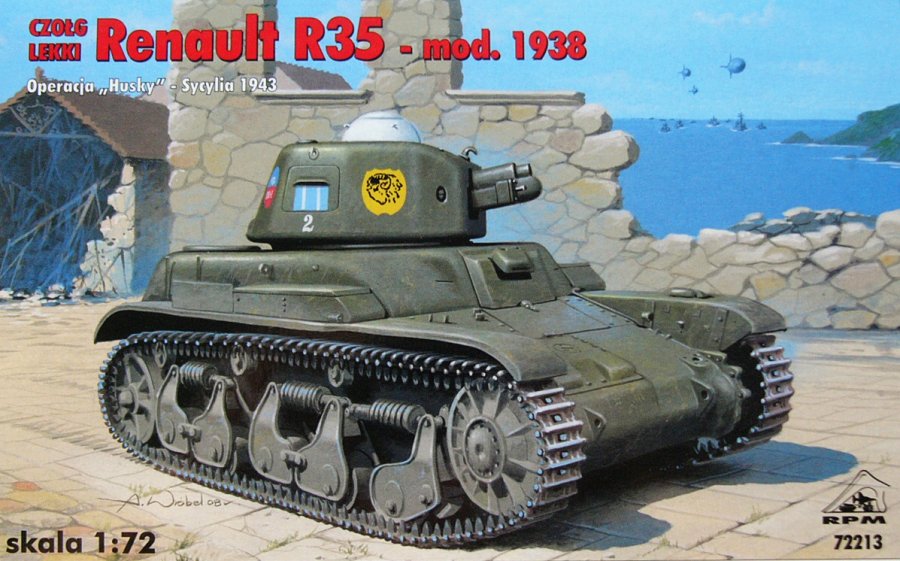 MODELIMEX Online Shop | 1/72 Renault R35 mod.1938 (Sicily - 1943 ...