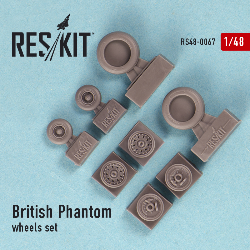 1/48 British Phantom wheels set ((HAS,REV)