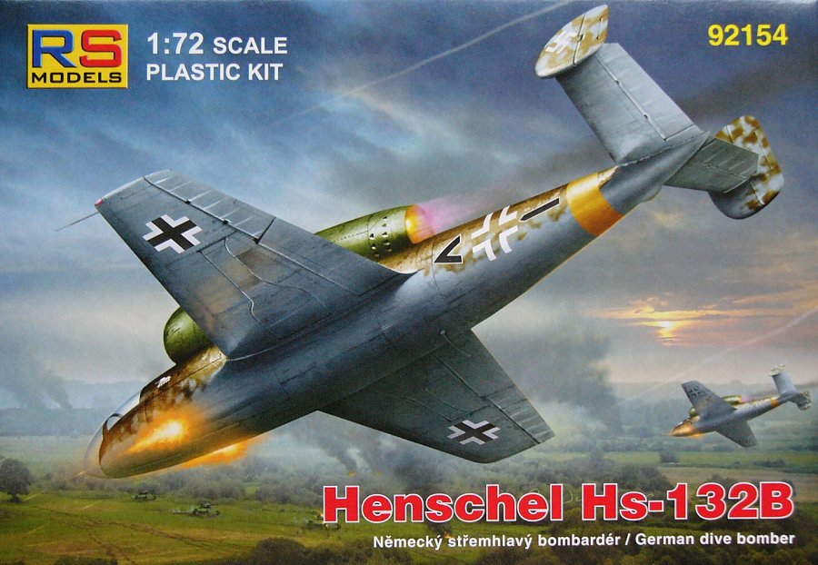 1/72 Henschel Hs 132 Jumo (4x camo)
