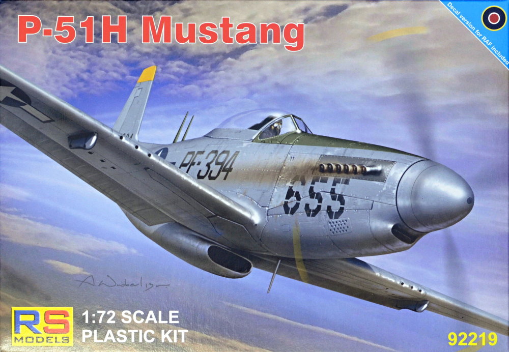 1/72 P-51H Mustang (4x camo)