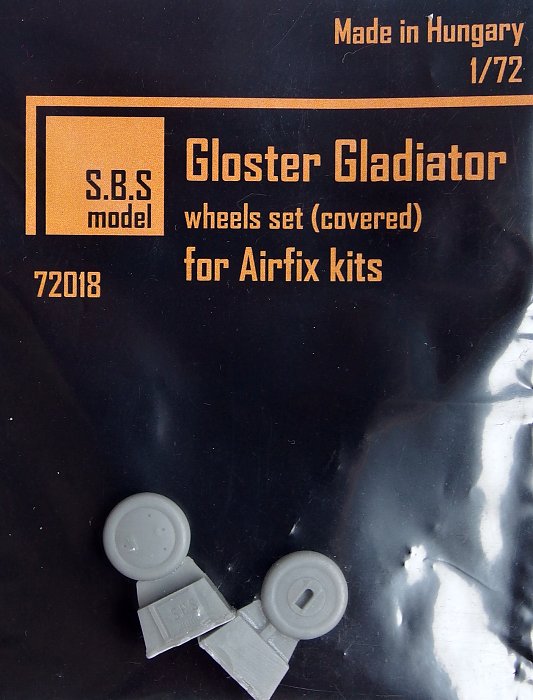 1/72 Gloster Gladiator wheels set - covered (AIRF)