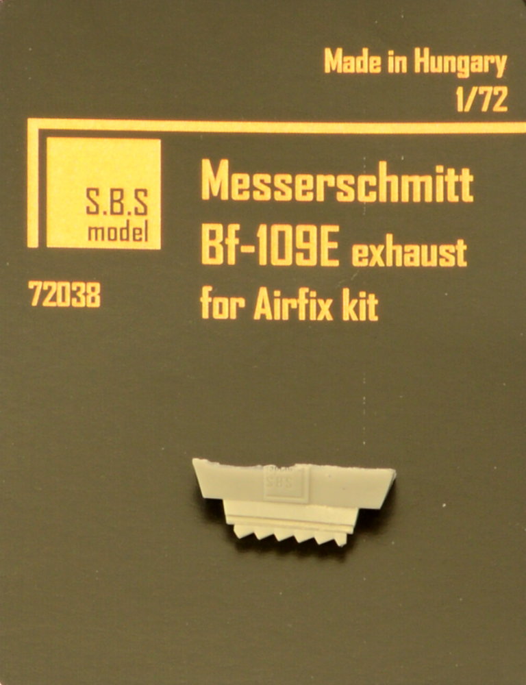 1/72 Messerschmitt Bf-109E exhaust (AIRFIX)