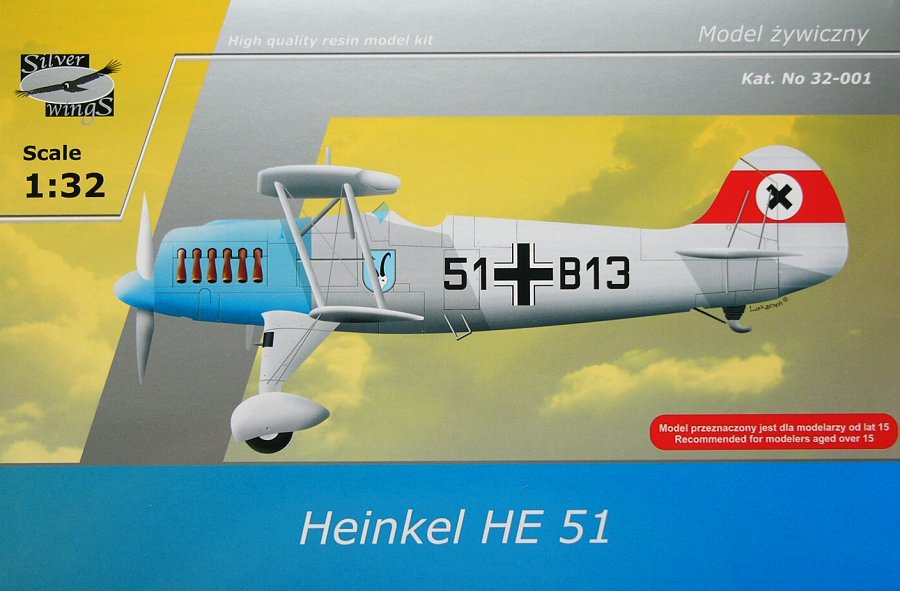 MODELIMEX Online Shop | 1/32 Heinkel He-51 (full resin kit) | your ...