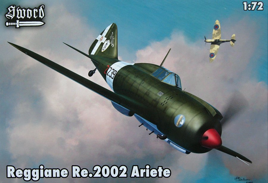 Kit De Modélisme Supermodel 1/72 Reggiane Re 2002 Ariete - N°10-004, Complet Dans Sachet Scellé, Maquette Plastique Non Assemblée