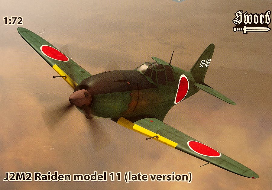 1/72 J2M2 Raiden model 11 Late (2 decal versions)