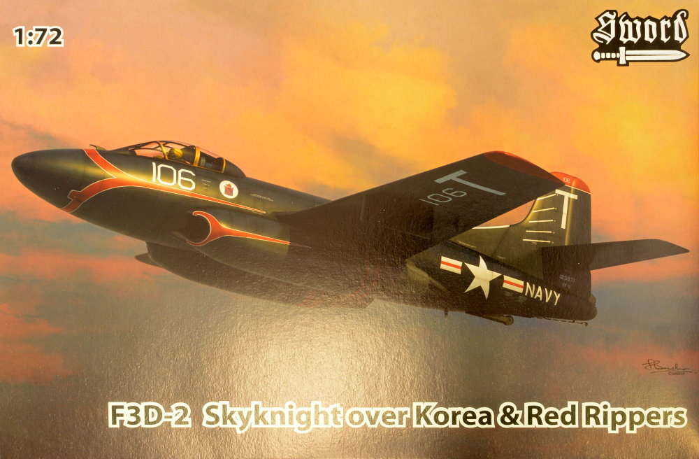 1/72 F3D-2 Skyknight VF-11/VMF(N)513 re-issue