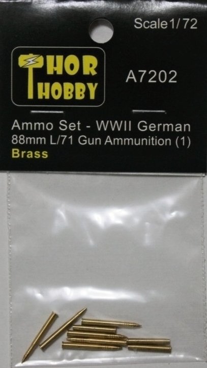 1/72 Ammo Set for WWII German 88mm L/71 Set No.1