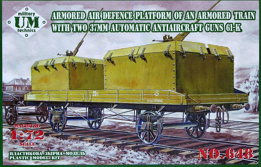 1/72 Armored Air Defence Platform on Armored Train