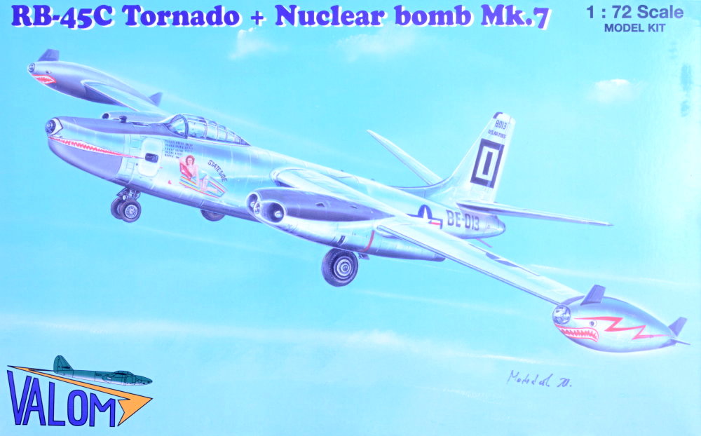 Valom 1/72 Mark 7 Nuclear Bomb Model Kit Military Airplanes