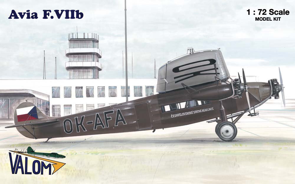 1/72 Avia  F.VIIb (ČSA, ČLS)