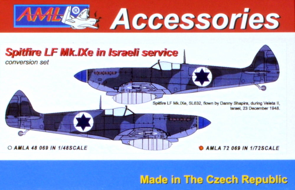 1/72 Spitifre LF Mk.IXe in Israeli serv. Conv.set