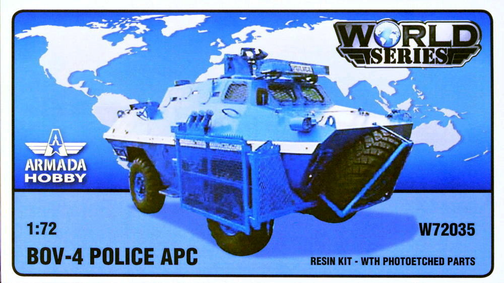 1/72 BOV-4 POLICE APC (resin kit & PE parts)